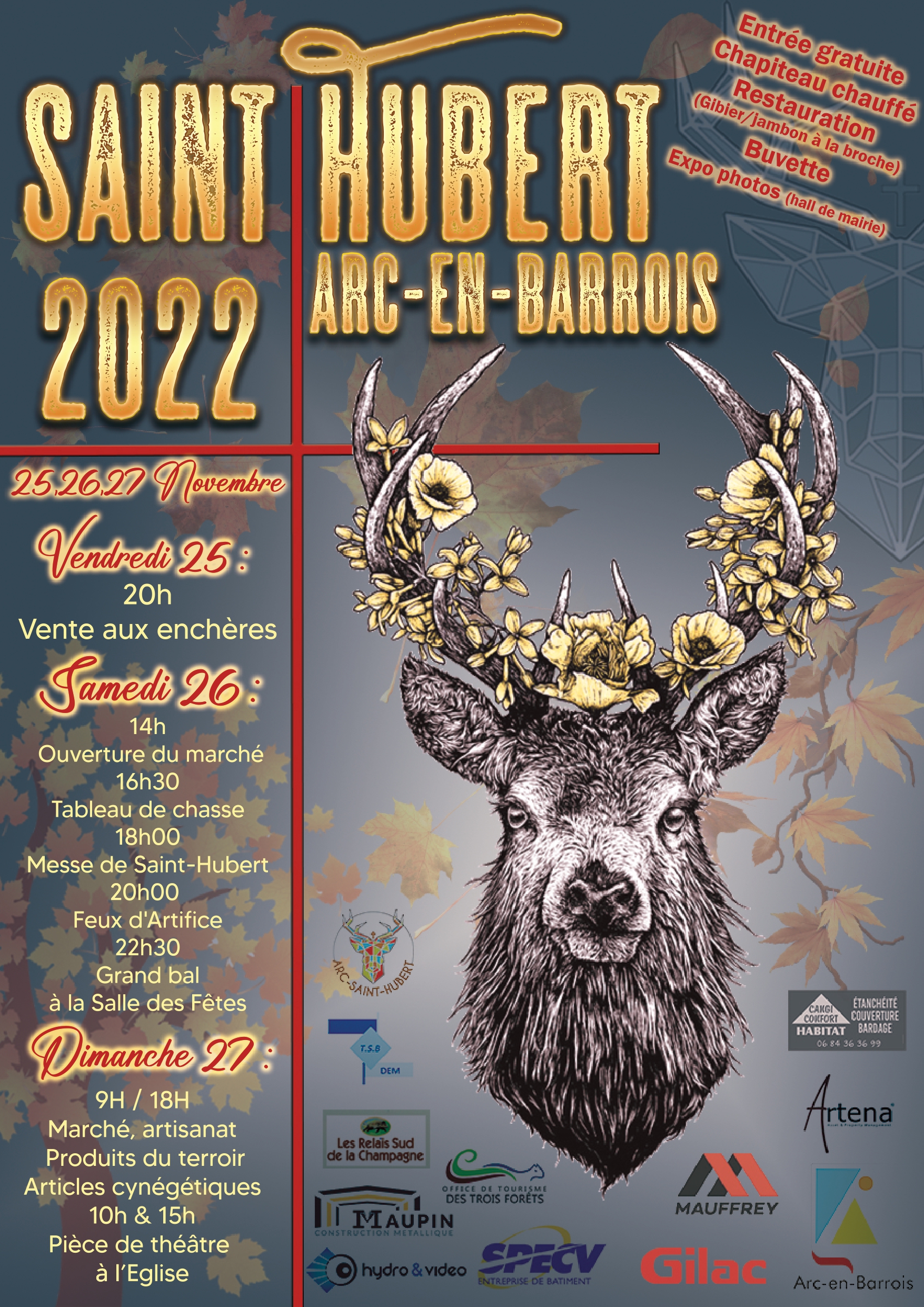 SAINT-HUBERT à ARC-EN-BARROIS – 25-27 novembre 2022