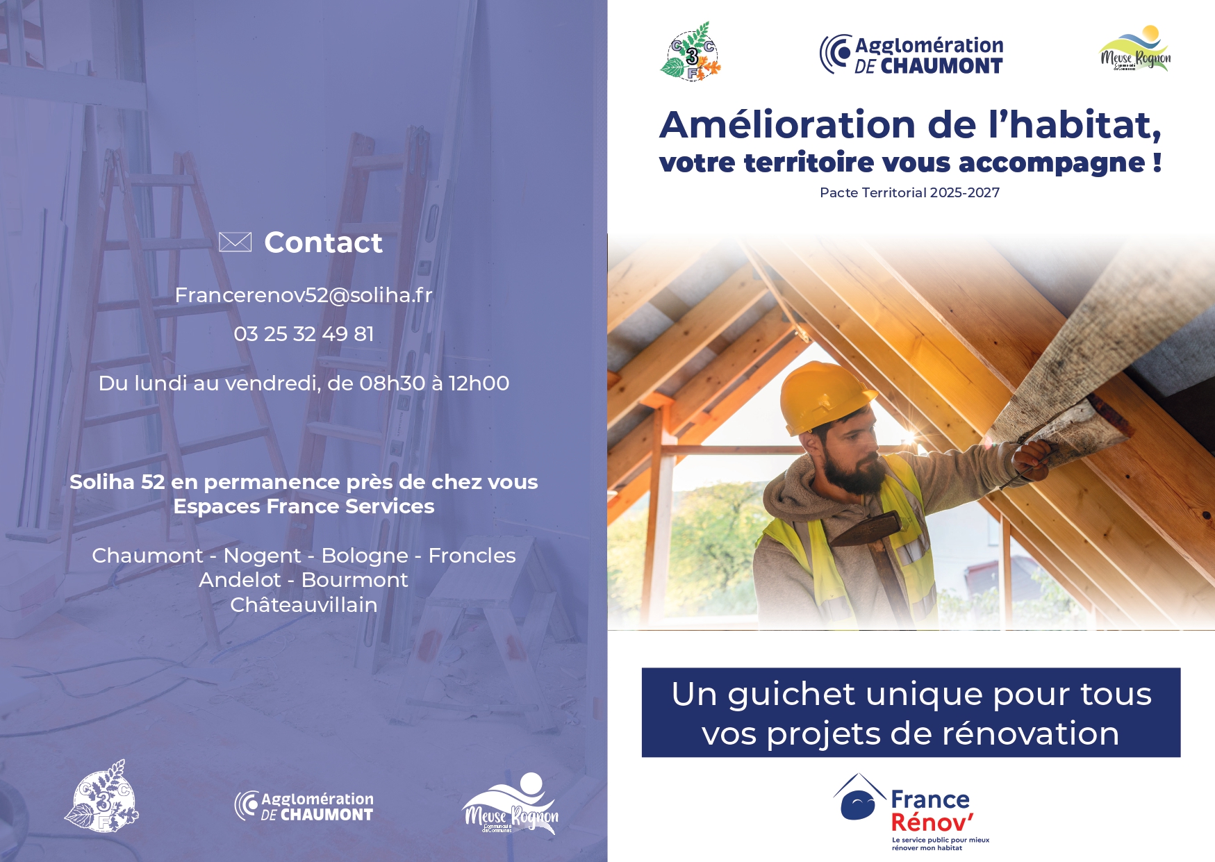 Des aides pour améliorer votre habitat – Permanences d’information gratuites