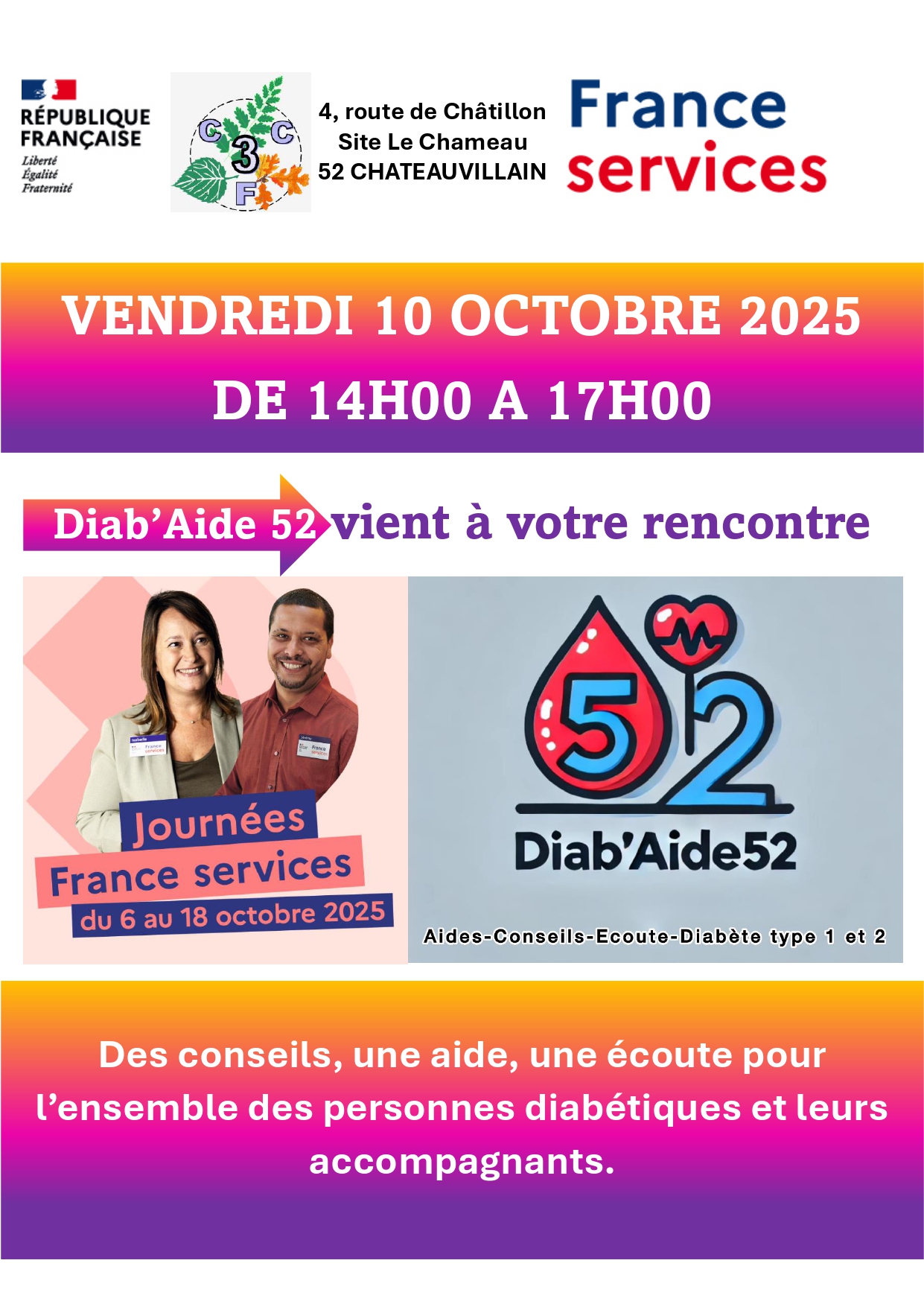 Affiche Diab'Aide