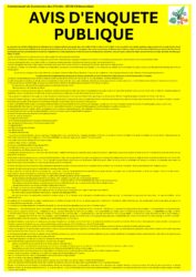 AFFICHE A2 ENQUETE PUBLIQUE AFFICHE A2 ENQUETE PUBLIQUE
